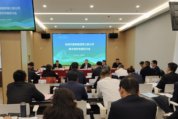 聚力攻坚降成本 深入鼎新增效益——省城市更新集团等三家公司召开降本增效专题钻研会